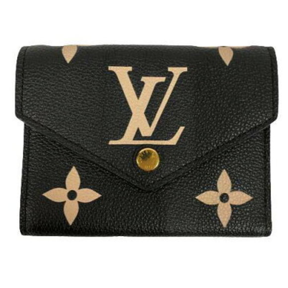 Louis Vuitton Portefeuille Victorine Empreinte Leather Wallet Case Card - Picture 1 of 1